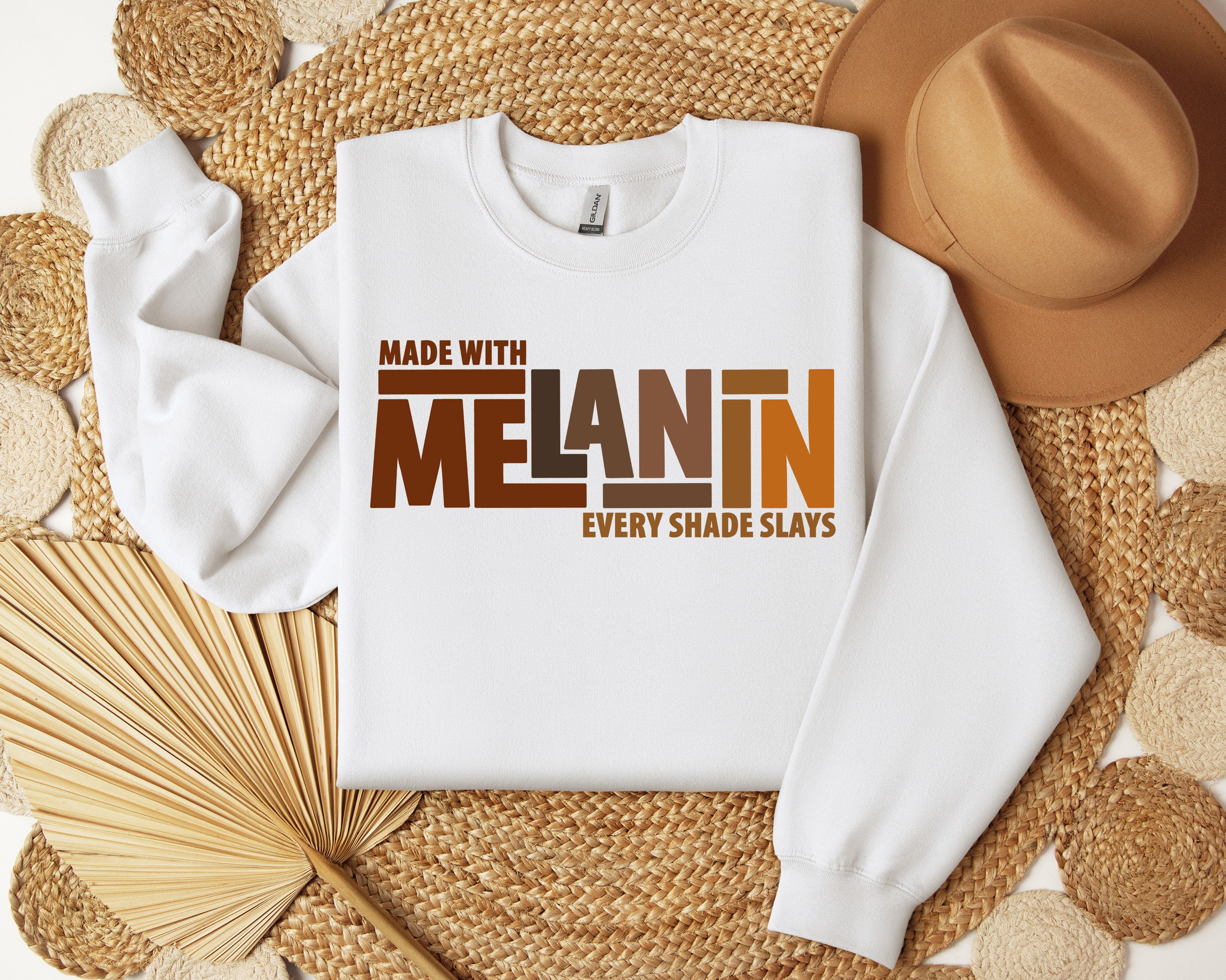 Black Queen Sweatshirt Proud Melanin Strong Educated Retro Vintage TS01 main image 0