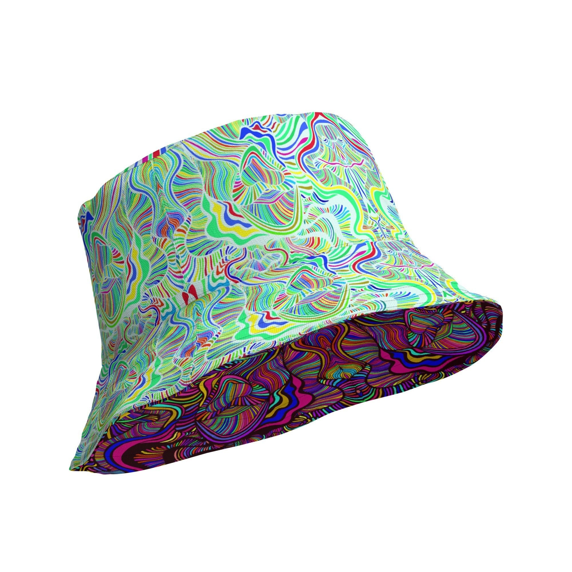 Dodecahedron Reversible Bucket Hat