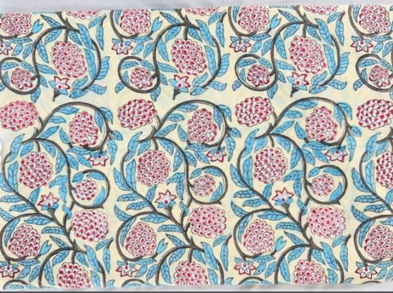 Funda de almohada estampada a mano, funda de almohada decorativa, funda de almohada para sofá, funda de almohada de algodón, fundas de almohada de algodón boho, almohadas florales Color-3