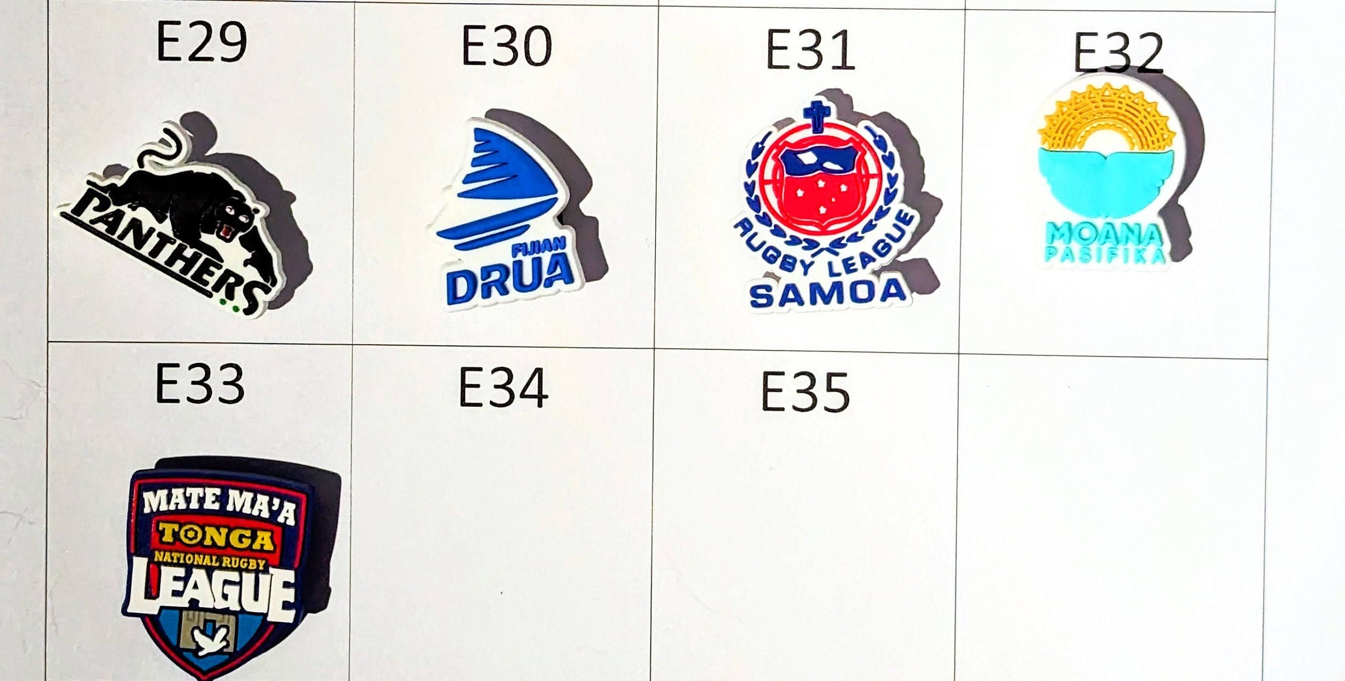 Jibbitz Style Croc Charms RUGBY Etsy Australia