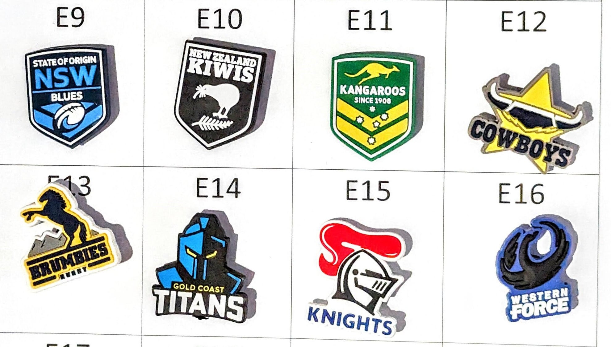 Jibbitz Style Croc Charms RUGBY Etsy Australia