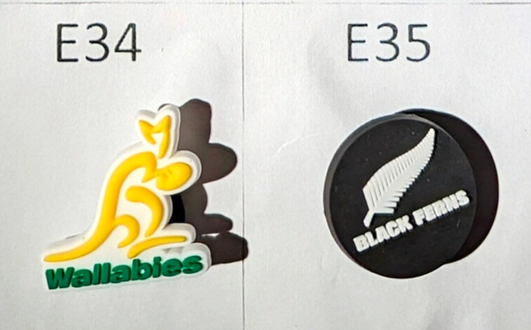 Jibbitz Style Croc Charms RUGBY Etsy Australia