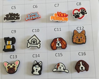 Jibbitz Style Croc Charms Cute Dogs and Cats