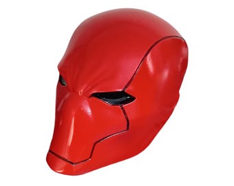 Red Hood Helmet – DC Inspired Cosplay Mask, Jason Todd Prop