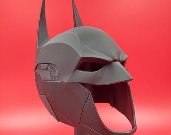 Dark Vigilante Helmet – 3D Printed Cosplay Mask | PLA | DIY or Assembled