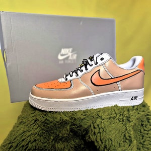 Custom Air Force 1 Sneakers Custom Sneakers Custom Nike Cartoon Design Nike AF1 Handmade Sneakers image 2