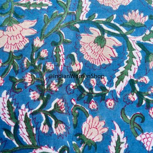 Madaket Dress- Blue Tulip Block Print