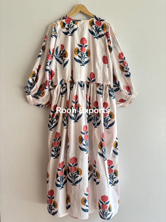 未使用】Khadi and Co FLORA Cotton Dress - メルカリ