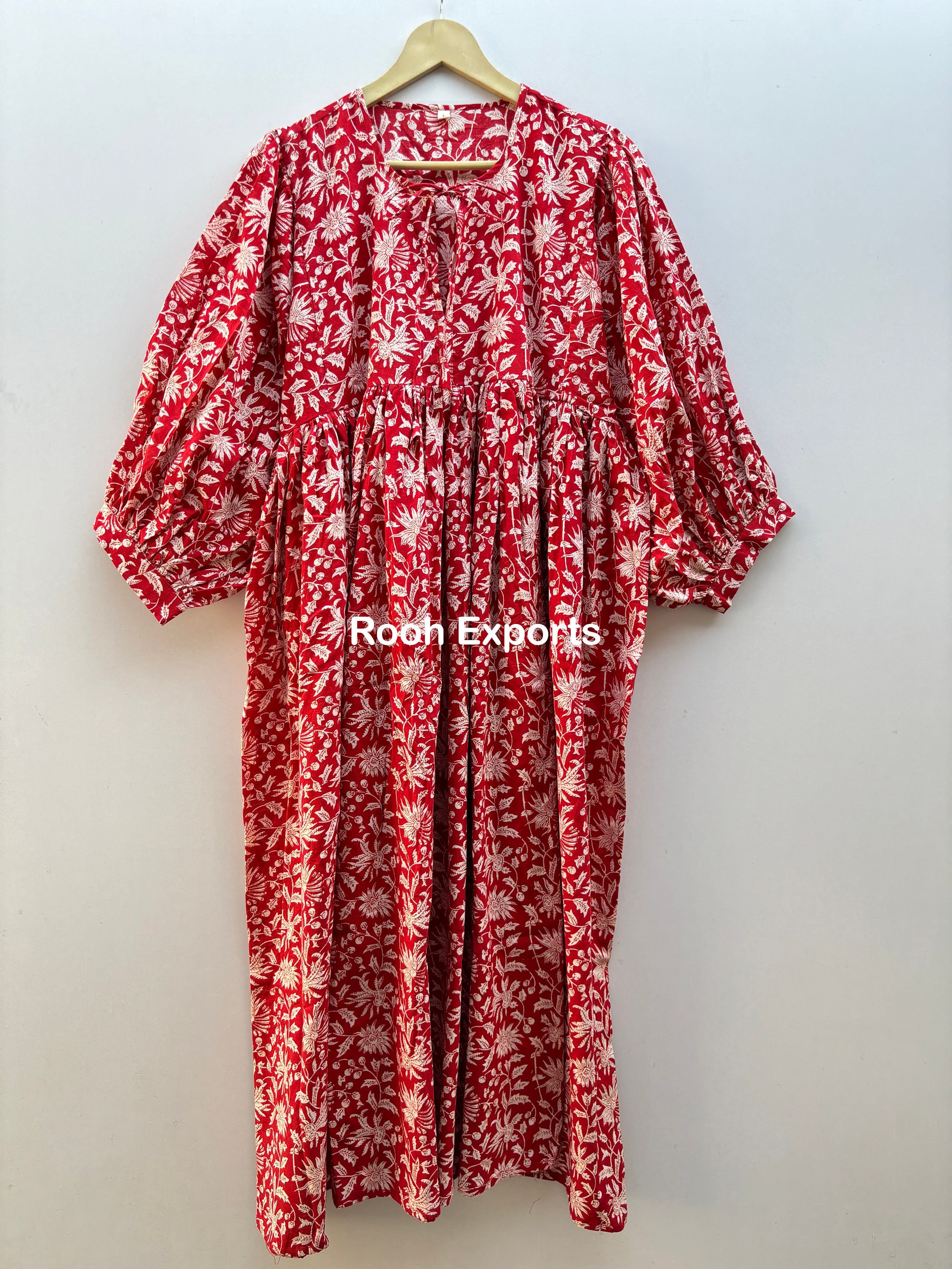 chinese dress ladies TANDUL Stunning Red and White Flared Dress main image 1
