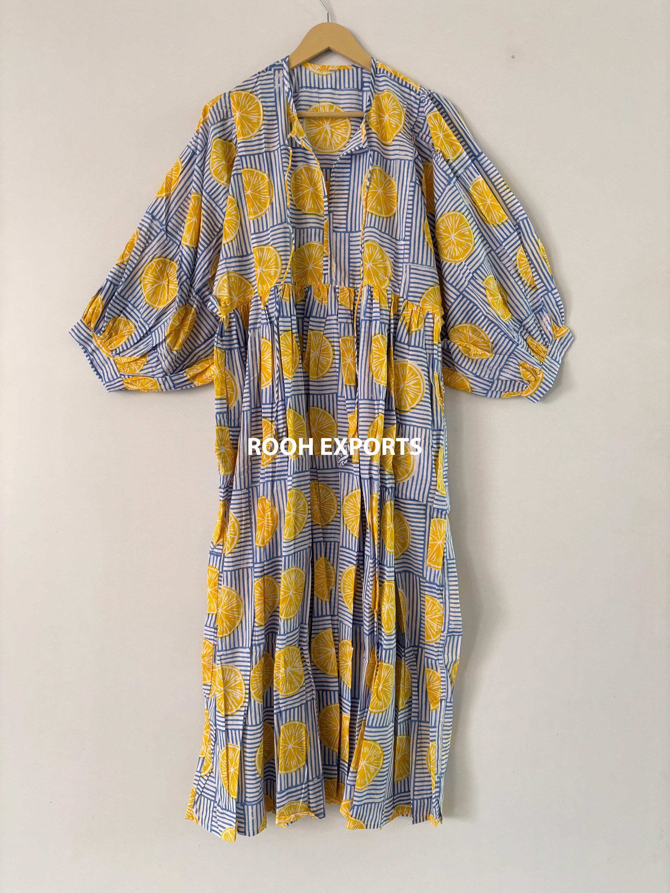 neon blue prom dress Ely's & Co Lemon Fruit Dress 10 / Lemon
