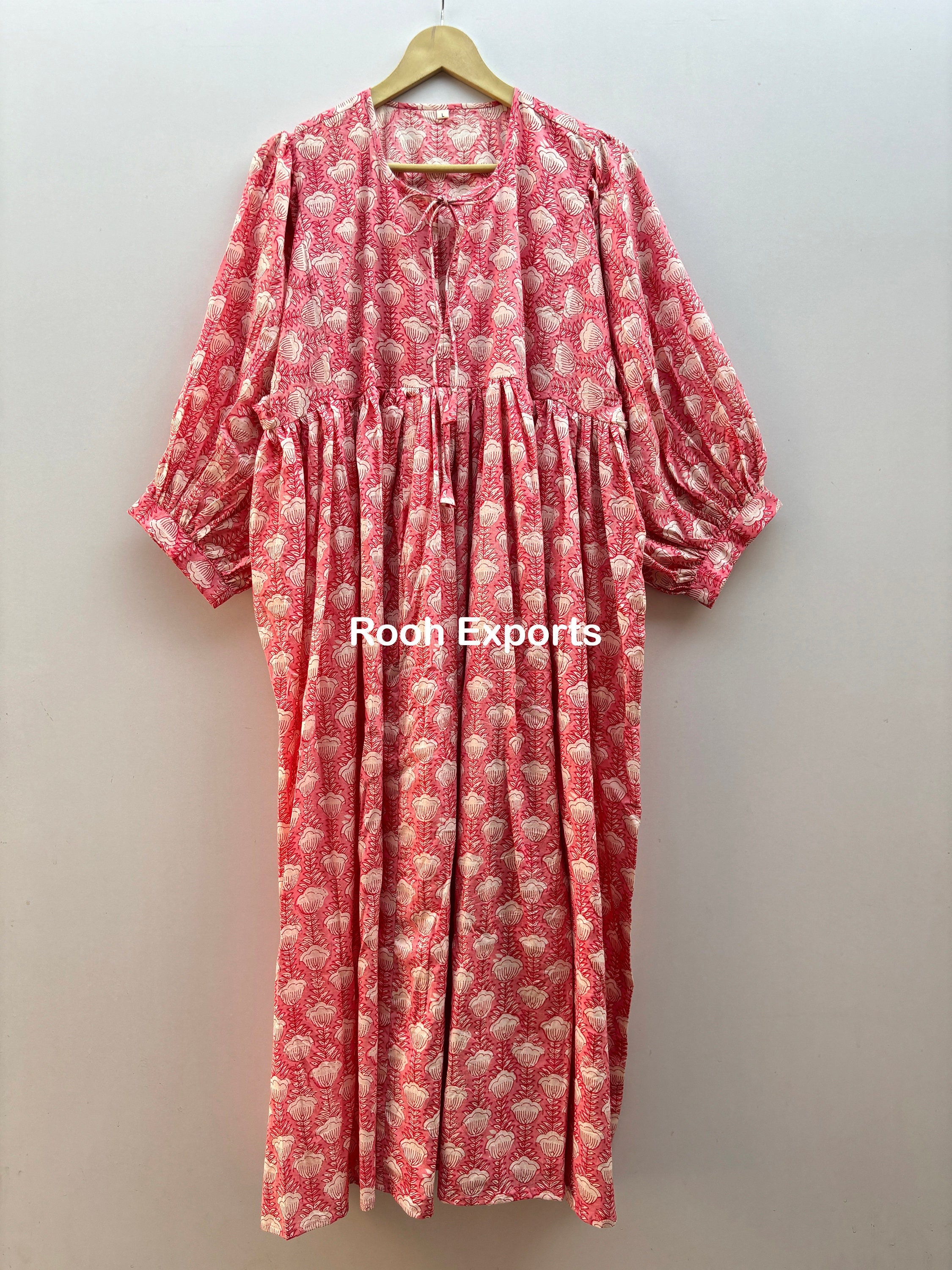 Red and Pink Maternity Dress - Etsy