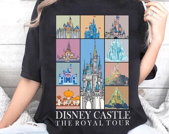 Disney Castle The Royal Tour, Disney Princess Castle, Cinderella, Belle, Ariel, Disney Princess