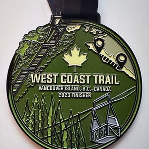 2023 West Coast Trail Finishers Medal
