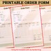 Customizable Order Form Template: Ideal for Business in Any Industry ...