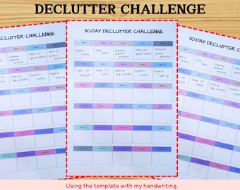 Printable Declutter Checklist | Minimalist Home Organization PDF | Room-by-Room Decluttering Guide | Digital Download