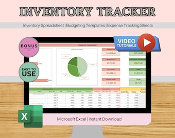 Inventory Spreadsheet, Apparel Inventory, Coin Inventory Log, Reseller Spreadsheet, Book Inventory Tracker, Event Inventory