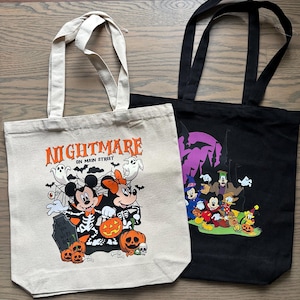 Disney Mickey and Friends Trick or Treat Canvas Tote