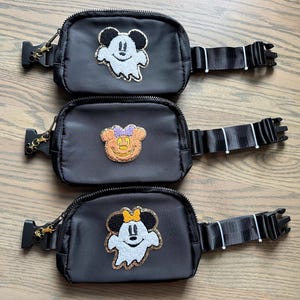 Halloween Crossbody in Ghost Mickey/Ghost Minnie or Pumpkin Minnie