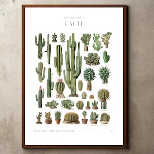 Tropisches Dekor, Dschungel Print, Botanische Wandkunst, Kaktus Kakteen Dekor, Botanische Drucke, Natur Poster, Ernst Haeckel, Tropische Pflanzen Poster