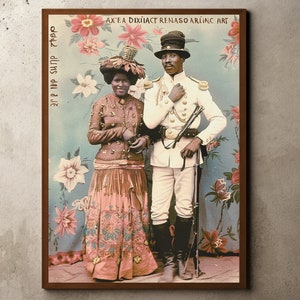 Kolonialfoto, Dschungel-Wand-Kunst, Weinlesepostkarte, britischer Kolonialstil, botanisches tropisches Dekor, Commonwealth, Westindien, antike Kunst