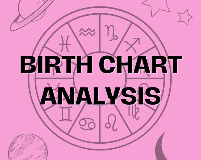 Featured listing image: Birth Chart Analysis - In-Depth Astrology Reading