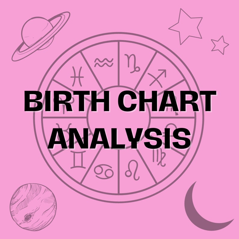 Birth Chart Analysis In depth Astrology Reading Etsy