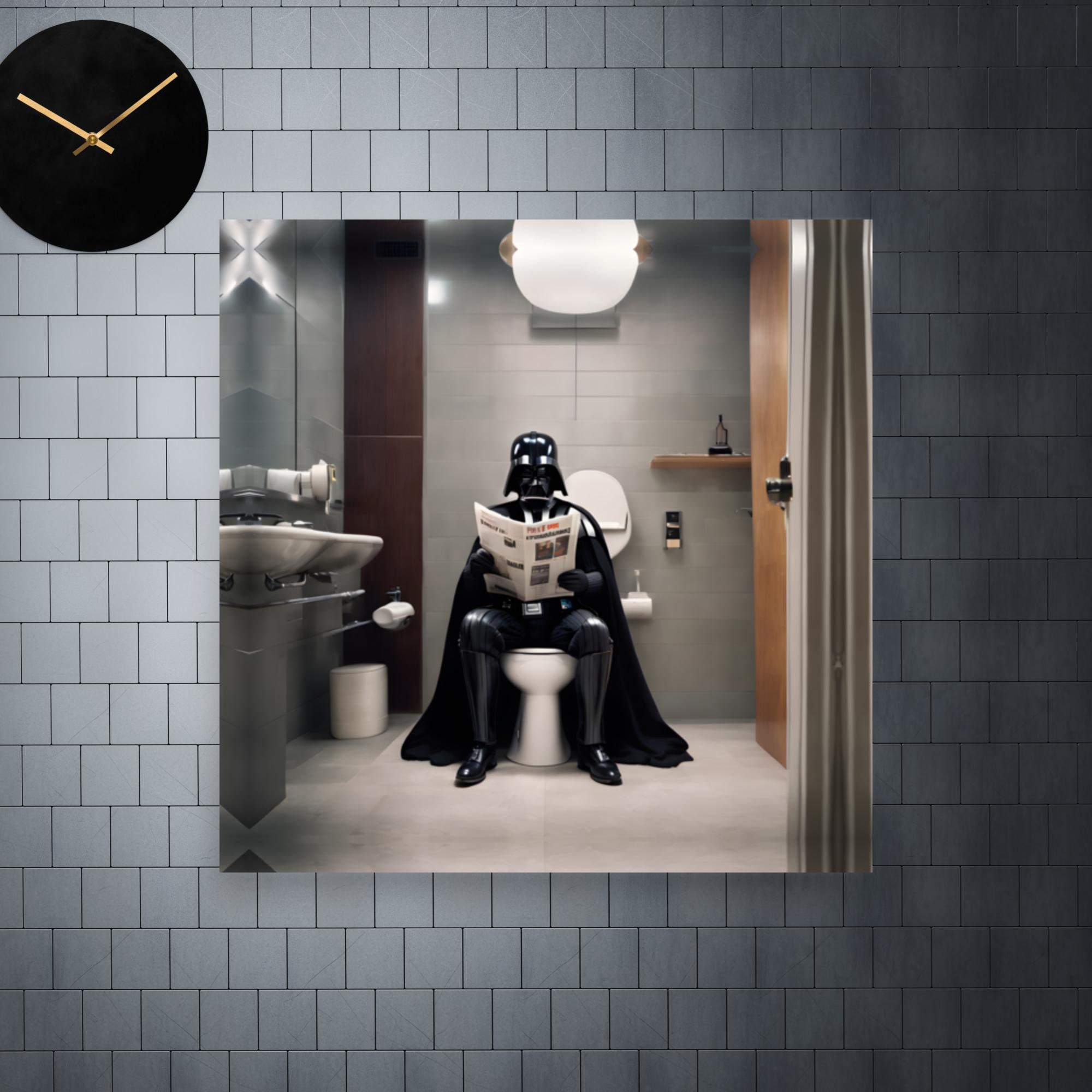 Darth Vader Bathroom Décor Art Print Star Wars Bathroom Decor Art