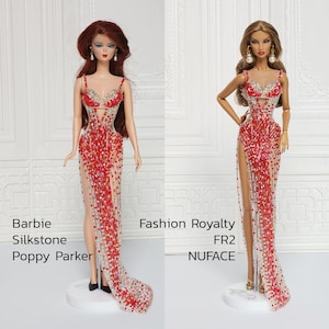 Abito Per Bambola In Maglia Verde Chiaro Scintillante Per Bambola - Foto 3