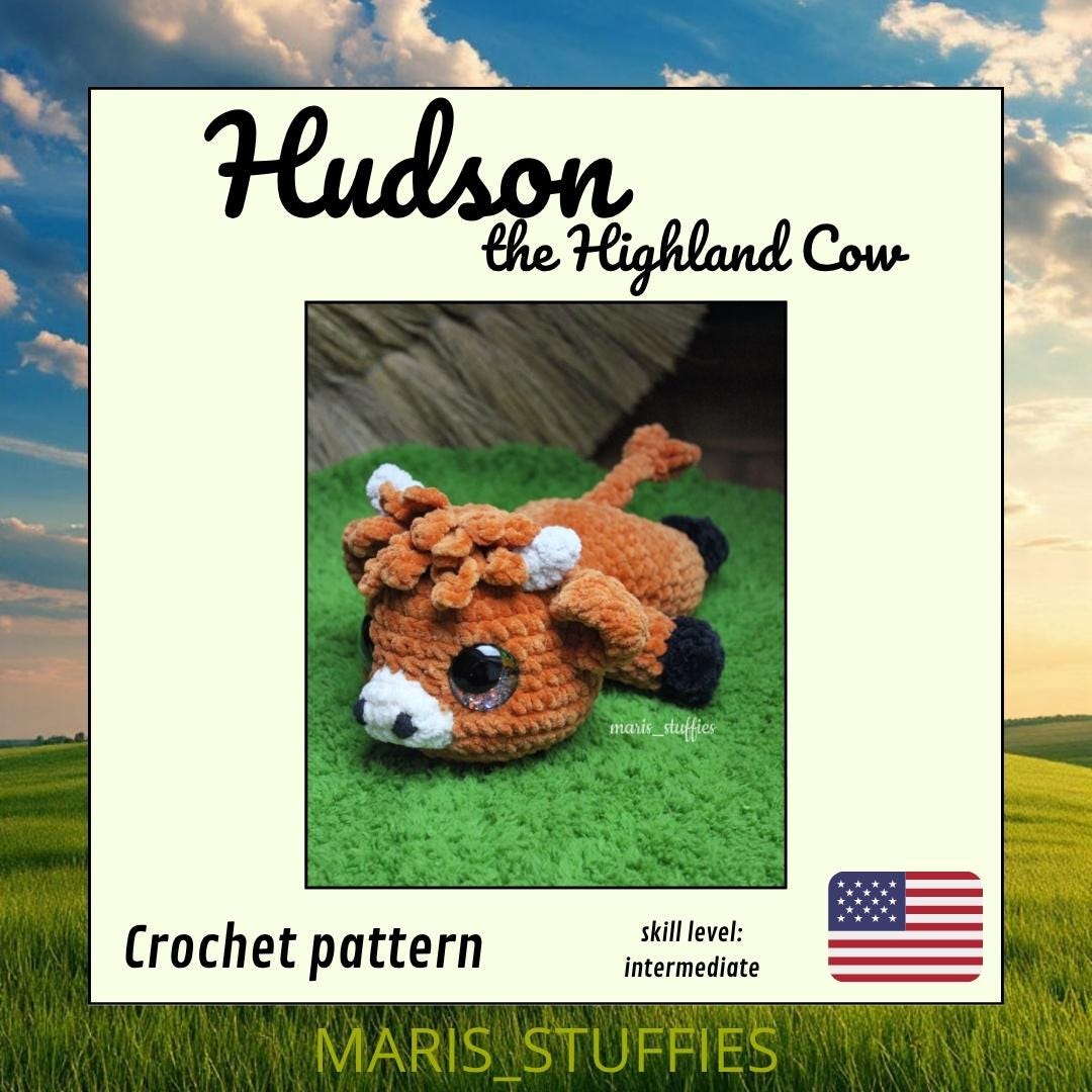 Hudson the Highland Cow Belly Baby Pattern