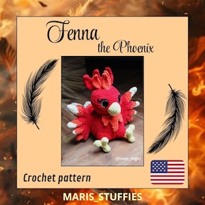 Schema all'uncinetto per Fenna la Fenice