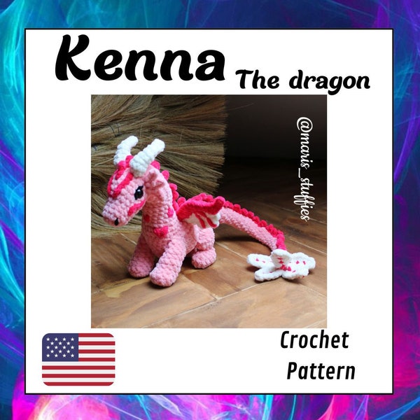 Kenna the Dragon crochet pattern