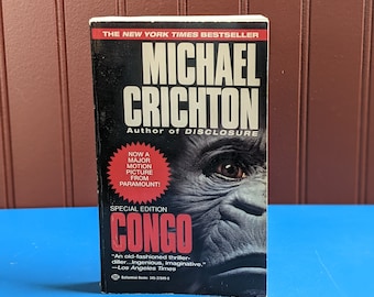 Congo by Michael Crichton — Vintage Ballantine Paperback