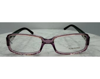 Tom Ford TF5185 Eyeglass Frames 53-16-135 Pink Purple Tortoiseshell