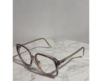 SKAGA Lilian Eyeglass Frames 56-14-135 Purple Clear Sweden