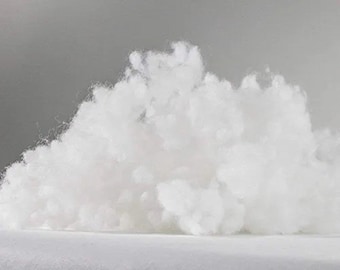 Polyestervulling - Gesiliconiseerde Holle Polyester Vezel - Oeko-TEX standaard - Opvulmateriaal voor Kussens, Knuffels, Meubelstukken etc.
