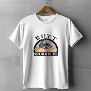 Camiseta de mergulho com snorkel humor adulto – gráfico sarcástico engraçado
