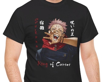 Camisa Sukuna / Camisa Jujutsu / Camiseta Kaisen / Camiseta Jujutsu Kaisen / Camisa amante del anime / Camisa anime / Regalo para él / Camisa Jujutsu Kaisen.
