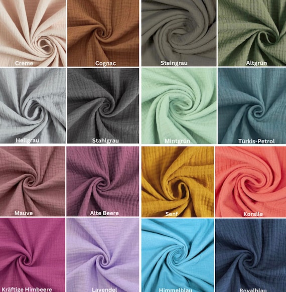 Musselin Stoff 100% Baumwolle mauve blush rosé Musselinstoff