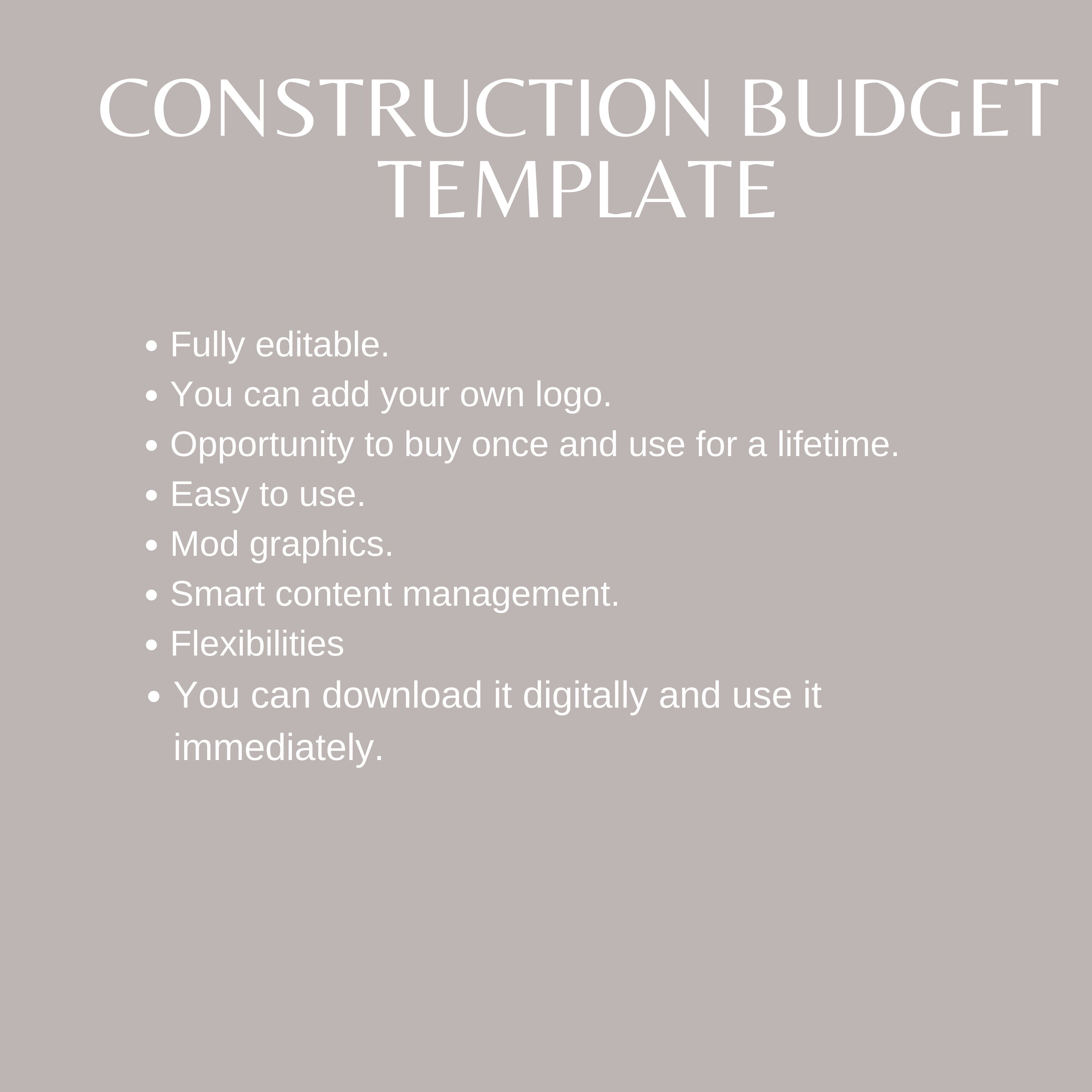 Home Construction Budget Planner Excel & Google Sheets | Labor Material ...