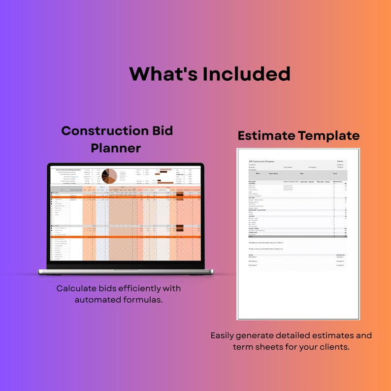Construction Estimate Calculator | Project Cost Estimator | Contractor ...