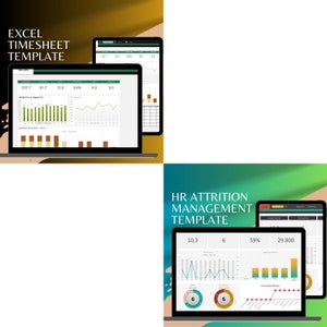 Ultimate HR Management Excel Template Bundle for Human Resource ...