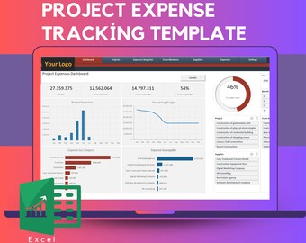 Outil de suivi des dépenses du projet Excel : modèle de tableau de bord budgétaire