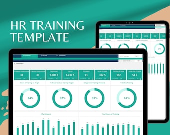HR Training Template, HR Training Excel Template