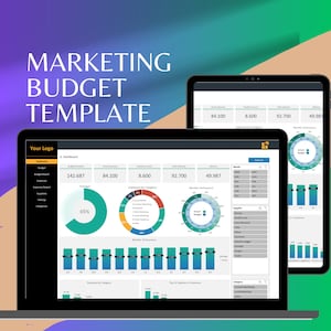 Marketing Budget Template, Marketing Budget Template - Streamline Your Campaign Expenses, Excel Marketing Budget Template