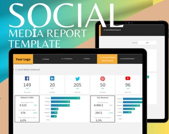 Modèle de rapport sur les réseaux sociaux : analysez la présence en ligne (Excel)