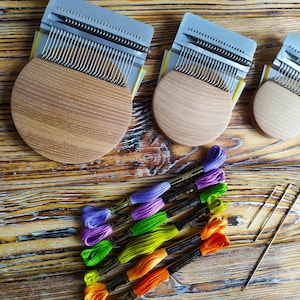 Darning loom, Speedweve kit 14, 21, 28 hooks, Hand Loom, Weaving gifts, Small loom speedweve, Weaving loom, Craft Kits, Gift for mom