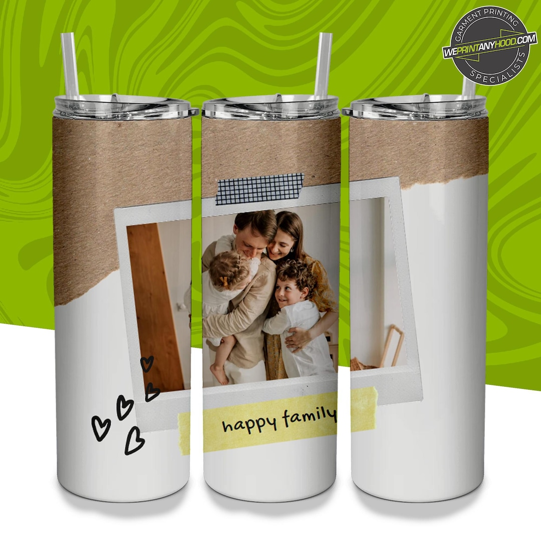 Personalized Family Photo Tumbler: Insulated Keepsake Gift - Etsy