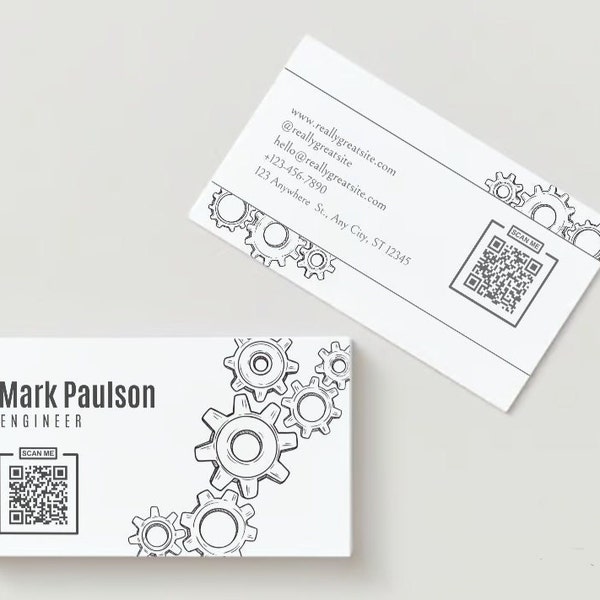 Engineer Business Card - Etsy
