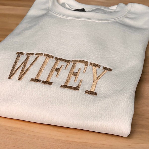 Wifey personalised sweatshirt