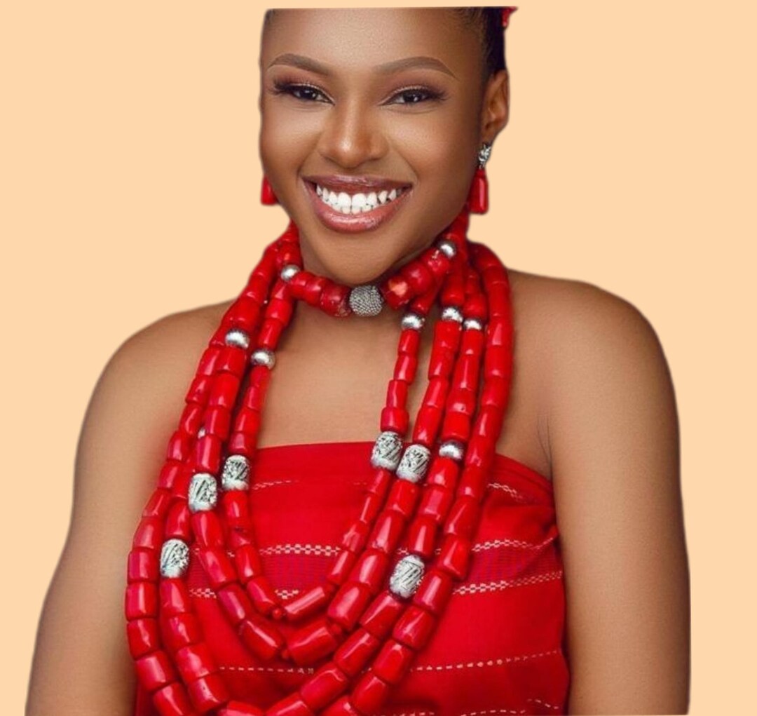 Crystal African Luxury Tassel Chain Rhinestone Flowers Necklace Set - Afro Fashion Hive main image 0